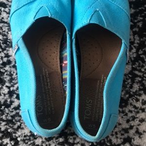 Toms Shoes - Bright Blue Toms Toms Shoes - Bright Blue Toms